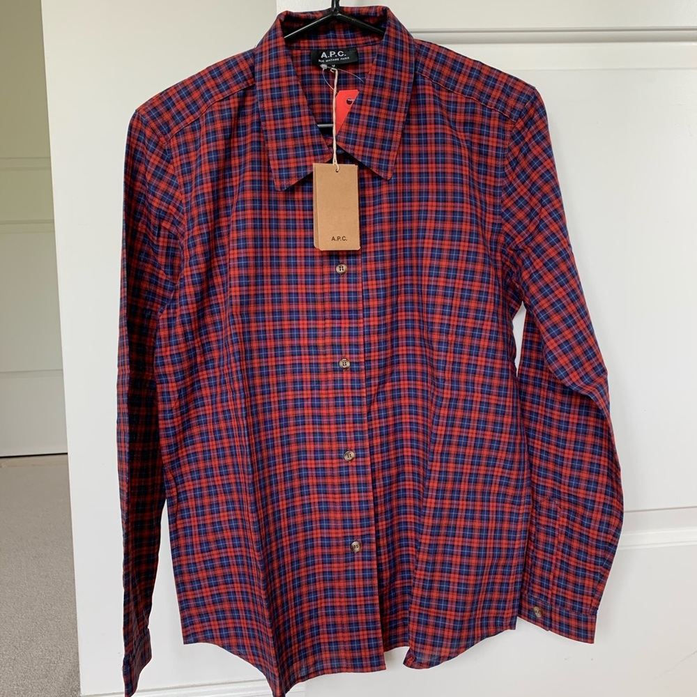 A.P.C long sleeve shirt, NWT, M